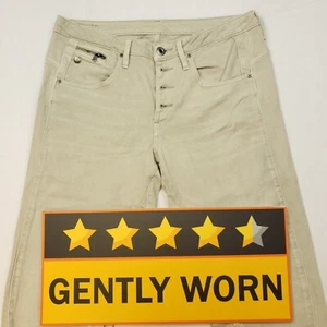 Pantalones de mezclilla elásticos tiro bajo G-Star Raw ARC 3D Bofriend W30 L32 cónicos - Imagen 1 de 12