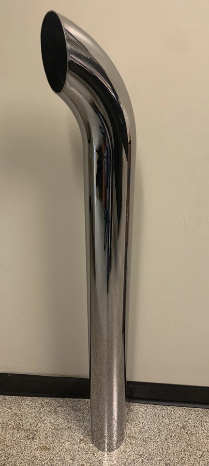 Tubo de escape cromado pila de 4 pulgadas 4"X40” ¡Envío gratuito!! Foto 1 de 1