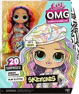LOL Sorpresa OMG Bocetos Muñeca de Moda con 20 Sorpresas - NUEVA 2022 - Imagen 1 de 6