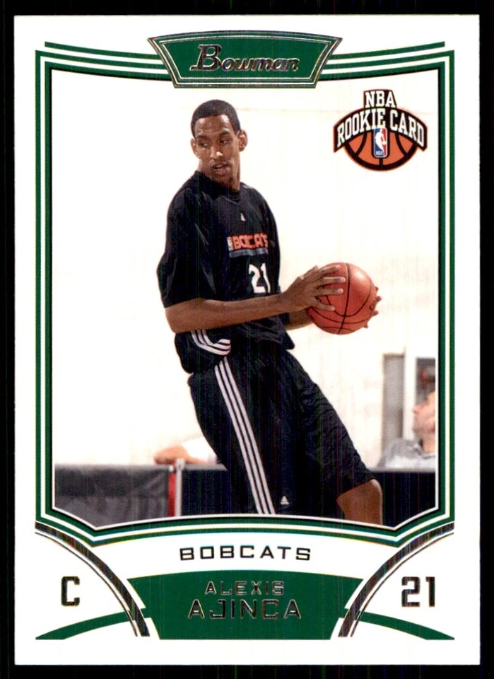 2008-09 Bowman Alexis Ajinca RC Charlotte Bobcats #129 - Image 1 of 2