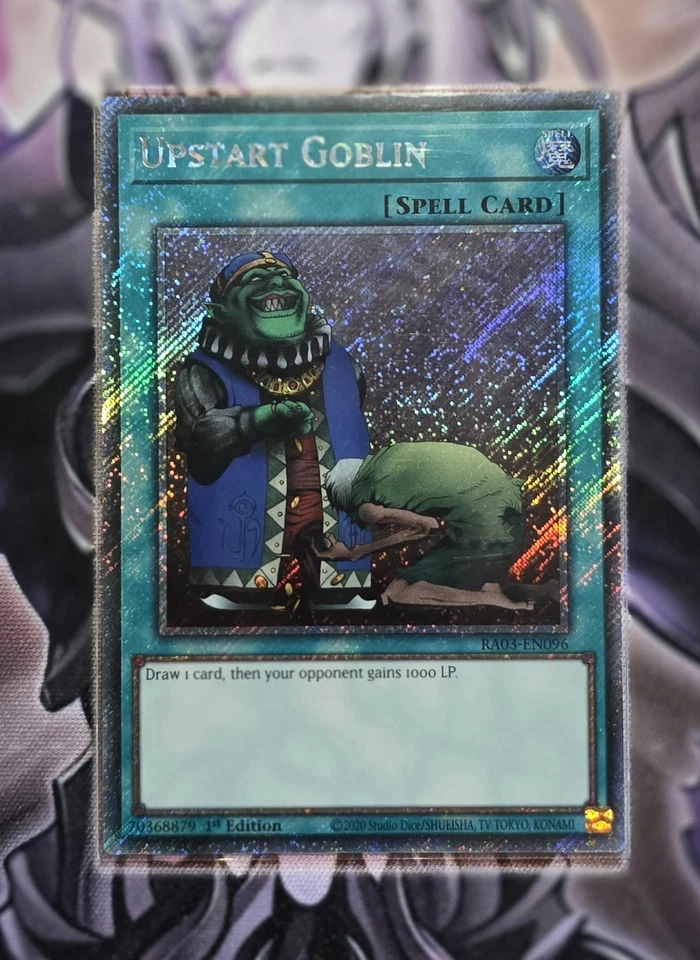 *Euro*Upstart Goblin (Platinum Secret Rare) RA03-EN096 NM - Image 1 of 1