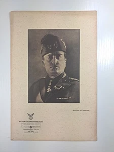 Foto originale d’epoca Benito Mussolini “Il Duce” in uniforme – AIP / Ferrovie - Picture 1 of 3