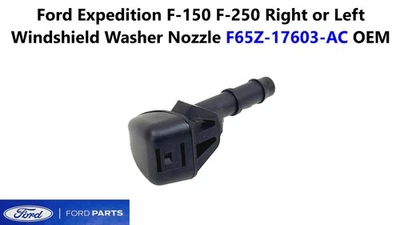 Ford Expedition F150 F250 Right or Left Windshield Washer Nozzle F65Z-17603-AC - Image 1 of 4