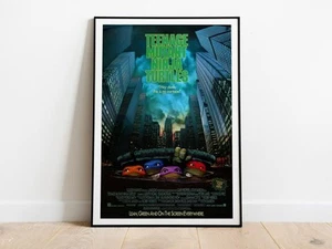 Teenage Mutant Ninja Turtles, Steve Barron, 1990 - Vintage Retro Movie Poster - Picture 1 of 6