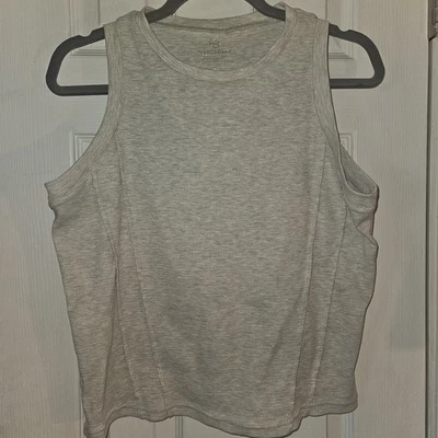 Camiseta sin mangas recortada gris In Good State Foto 1 de 2