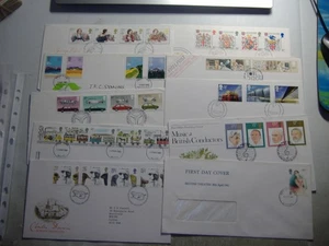 1980s First Day Covers (7907) 10 off fair condition - Picture 1 of 1