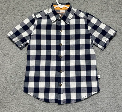 Tommy Bahama Flannel Shirt Youth S 5/6 Plaid Button Down Heavy Cotton Lot Of 2 - Image 1 of 4