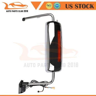 Espejo retrovisor cromado lateral completo para 02-ON International Prostar y LONESTAR LH Foto 1 de 4