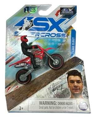 Luke Clout 101 1st Edition Collectible SX Supercross Dirt Bike Rider Spinmaster - Image 1 of 4