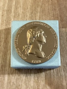 Vintage George Washington Präsident 1789 Zeit erhöht seinen Ruhm Bronzemedaille 1 1/4 Zoll - Bild 1 von 9