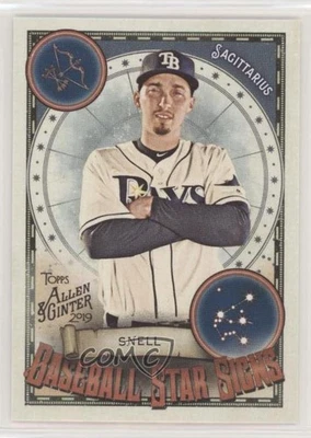 2019 Topps Allen & Ginter Baseball Star Signs Blake Snell #BSS-27 - Image 1 of 2
