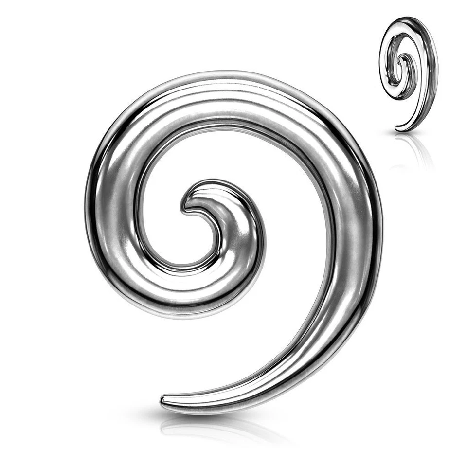 Piercing Orecchio Spirale Acciaio Chirurgico - Immagine 1 di 1