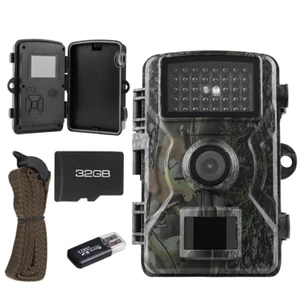 32GB 1080P Wildlife Trail Camera Game Night Vision Outdoor Motion Hunting Cam  - Picture 1 of 11