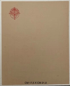 HAUD INER-MIS CARTA INTESTATA GABRIELE D’ANNUNZIO ILL. ADOLFO DE KAROLIS - Imagen 1 de 7