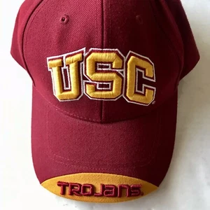 Cappello USC Trojans Vintage Twins Enterprise Misto Lana Ricamato Berretto Strapback - Foto 1 di 7