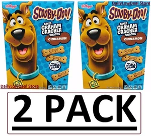 2 PACK - Keebler Scooby Doo Baked Cinnamon Graham Cracker Snacks 11 oz EACH - Picture 1 of 2