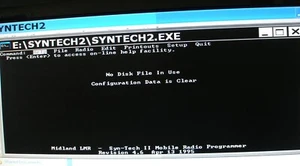 Midland Syn-Tech II Radio Programming Software (DOS) and Manual CD - Picture 1 of 2