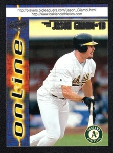 Jason Giambi Embossed 1998 Pacific Online #529 National Convention A-03 - Picture 1 of 1
