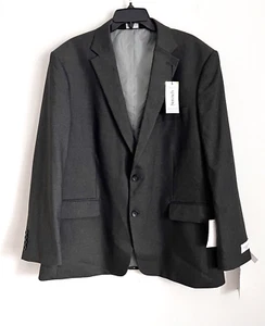 JM Haggar Mens 42R Premium Stretch Classic Fit Suit Jacket In Dark Gray $220 - Picture 1 of 3