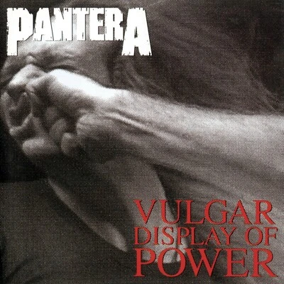 PANTERA Vulgar Display of Power BANNER HUGE 4X4 Ft Fabric Poster Tapestry Flag - Image 1 of 3