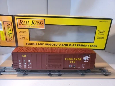 MTH 30-7448 calibre O Pennsylvania 50' moderno vagón de carga de una sola puerta PRR #117824 LN Foto 1 de 4