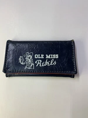 Vintage Ole Miss Rebeles Colonel Rebel Vylin Wallet - Image 1 of 4