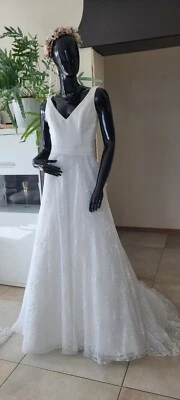 Brautkleid / Hochzeitskleid Größe  34/36  Marke Tres Chic NEU - Bild 1 von 4