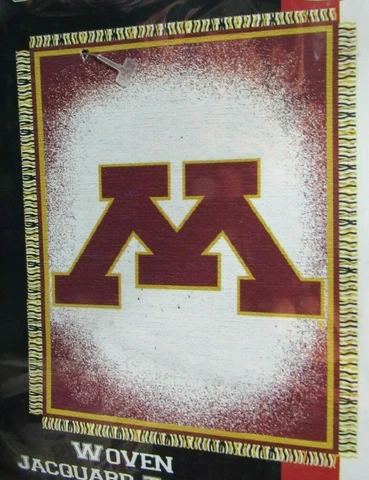 Minnesota Golden Gophers 46"x 60" Triple Woven Jacquard Throw Blanket Nortwest Cover