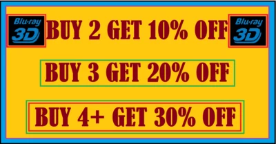 3D BluRay Movies w/cases [BUNDLE & $AVE!] Buy 2=10% / Buy 3=20% / Buy 4+=30%off - Image 1 of 2