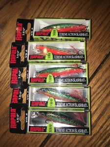 RAPALA X-RAP 06's===5 BROOK TROUT COLORED FISHING LURES - Picture 1 of 1