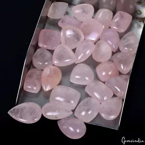 Gemas sueltas de cabina mixta de morganita rosa brasileña natural sin tratar 450 quilates para joyería - Imagen 1 de 8