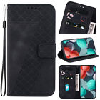 For iPhone 11 12 13 14 15 Pro Max XS XR Leather Press Number Seven Magnetic Case