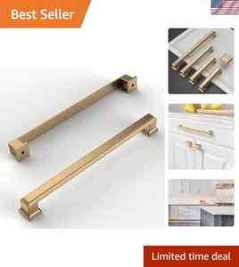 10 Pack Champagne Bronze Cabinet Pulls 10 Inch256mm Hole Center Cabinet Hardw... - Picture 1 of 8