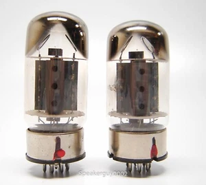 2  GE - General Electric 6550A Tubes / Welded Plates / No Guide Pins  /  KT3 - Picture 1 of 2