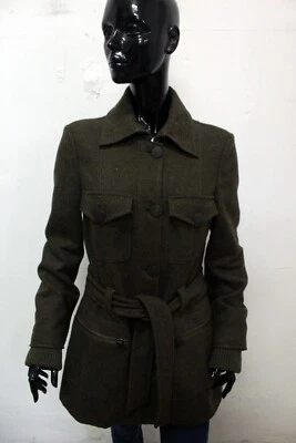 MAX&Co. Donna Taglia 46 Cappotto Giacca Verde Invernale Jacket Coat Logo Foto 1 de 4