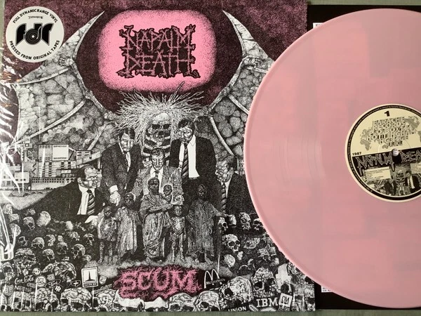 Napalm Death 'Scum' Pink Vinyl w/ Pink Cover - NEW - Bild 1 von 1
