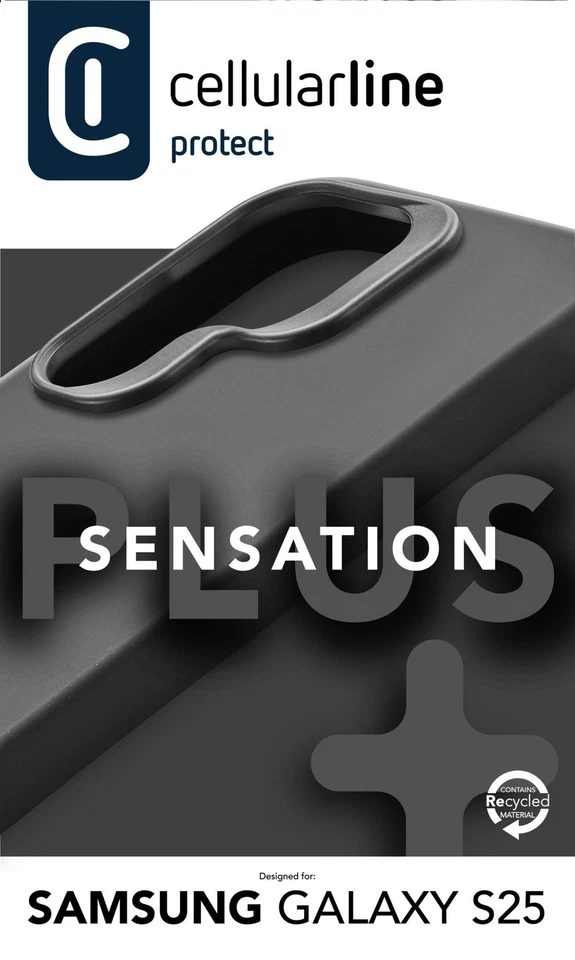 CellularLine Samsung S25 Sensation Hülle, Schwarz, Robustes Back Case - Bild 1 von 1
