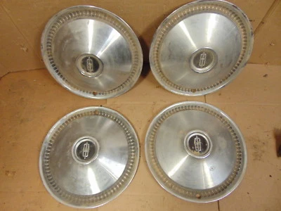 1970's VINTAGE PLYMOUTH VOLARE ASPEN 14" HUBCAP SET 4 ORIGINALS 1976 1977 1979 - Image 1 of 4