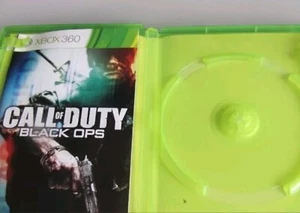 Call Of Duty Black Ops COD Manual y Estuche Repuesto Xbox 360 SIN JUEGO INCLUIDO - Imagen 1 de 3