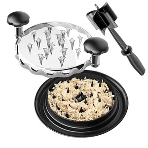 Chicken Shredder with Meat Chopper Meat Shredder Tool with Clean Cover and No... - Picture 1 of 8