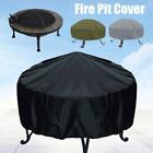Patio Fire Pit Cover Round Table Cover Round BBQ Accessories Cover Grill M4E5