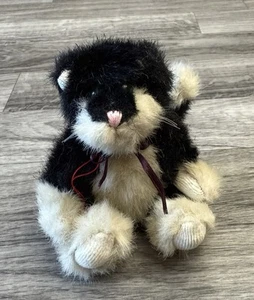 Vintage Boyds Bears schwarze Katze Plüsch Shelly mit Gelenken 6 Zoll Archivsammlung 1995 - Bild 1 von 8