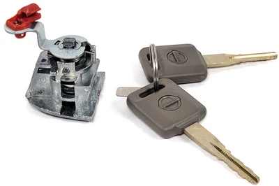 Juego de cilindros de cerradura de llave de puerta Nissan genuino OEM Nissan H0601-3BA0A Foto 1 de 3