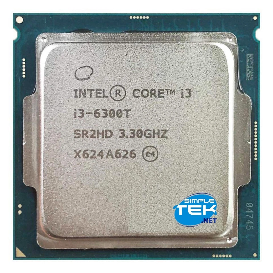 CPU Processor Intel Core I3 6300t LGA 1151 Lga1151 Bulk Tray Com Refurbished - Image 1 of 4
