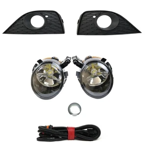 LED Front Bumper Fog Lights W/ Bezel Cover Wiring Kits For Seat Ibiza 2009-2012 - Picture 1 of 7
