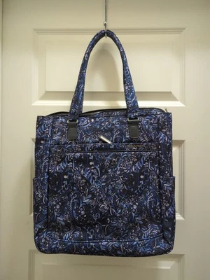 LNUC Ricardo Beverly Hills Sausalito 15" Shopper Tote - Blue Twist - Image 1 of 4