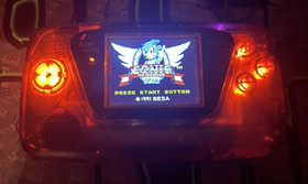 SEGA Game Gear! Recapped! New Smoke Shell! LCD LED USBC Mods!! Works Great!