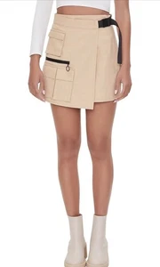 Forever 21 Cargo Minirock Khaki Neu Größe S - Bild 1 von 6