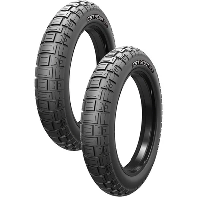 Pack of 2 CST Scout Tire - 20 x 4, Clincher, Wire, Black, Ebike - Image 1 of 2