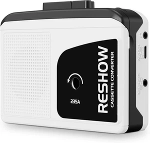 Reshow Portable Cassette Recorder Player with Built-in Speaker and Headphone Jac - Picture 1 of 7